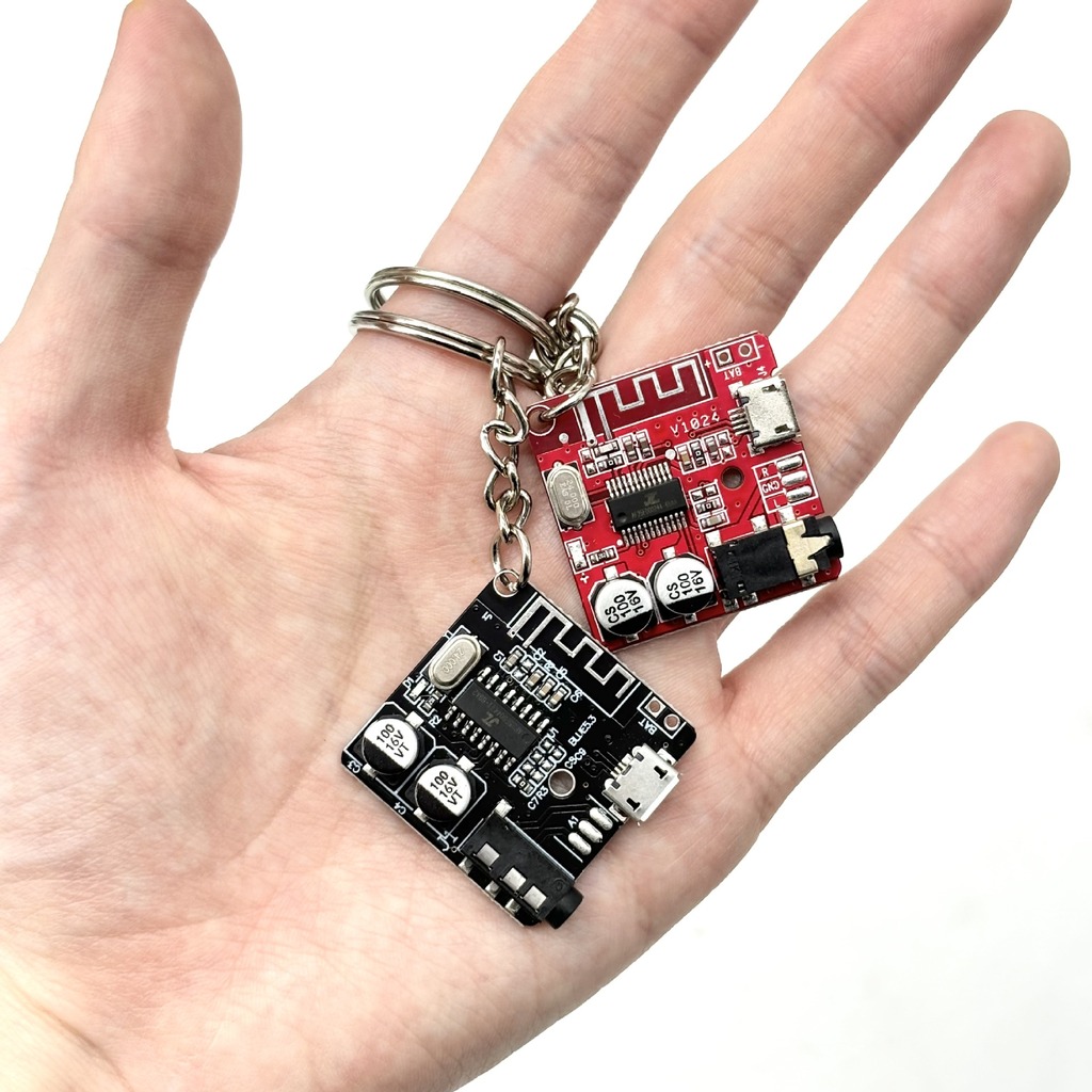 Tech Accessories Storage - Cyberpunk Tarzı Devre Kartı Anahtarlık Retro