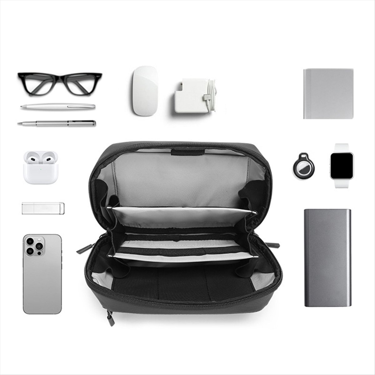 Tech Accessories Travel Organizer Pouch - ☶ ❈ ＊ ♥ AC1578-Su Geçirmez