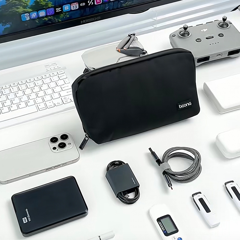 Kabuk Şeklinde Kablo Düzenleyi - Tech Accessories Travel Organizer Pouch incelemesi ve fiyatı